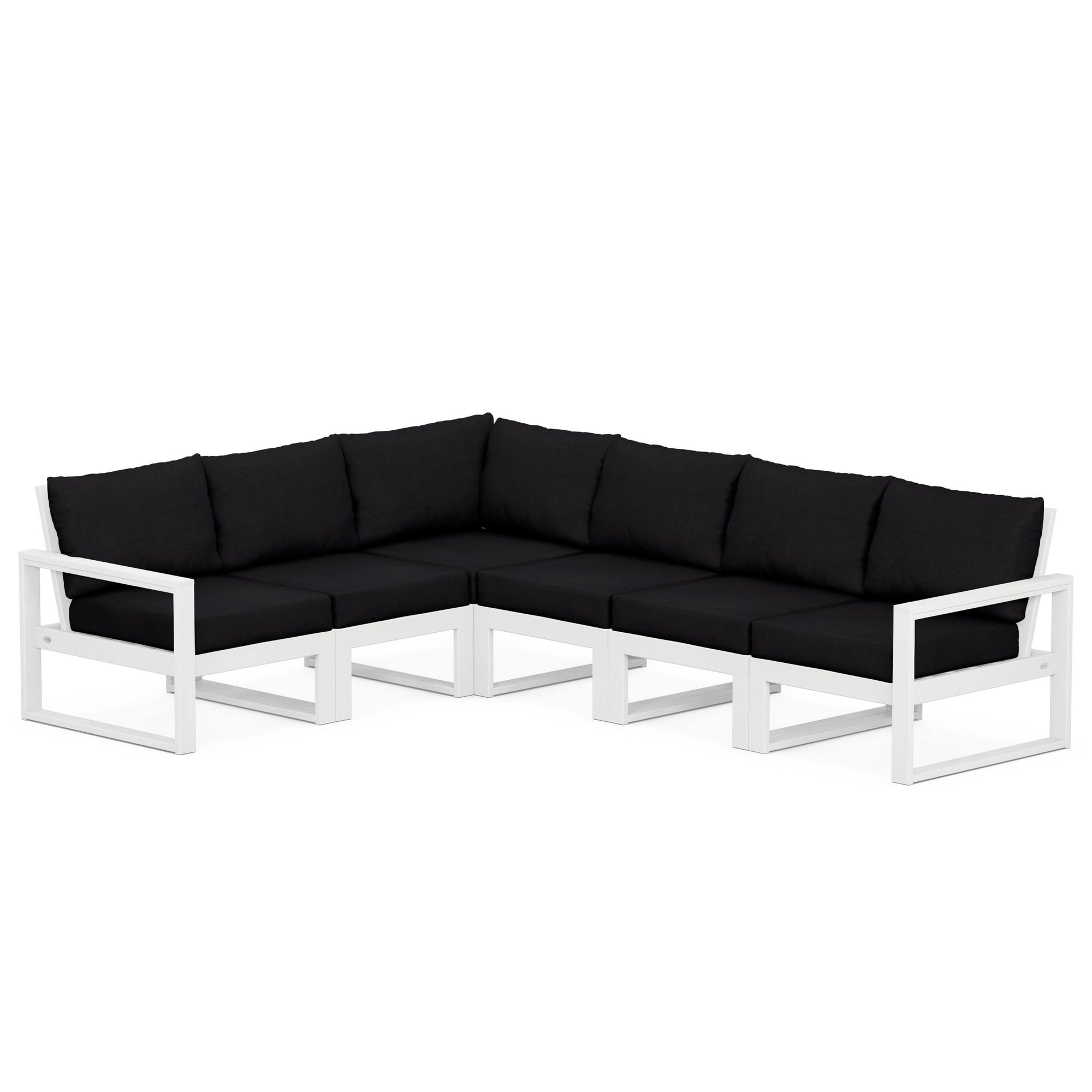 Polywood EDGE 6-Piece Modular Deep Seating Set