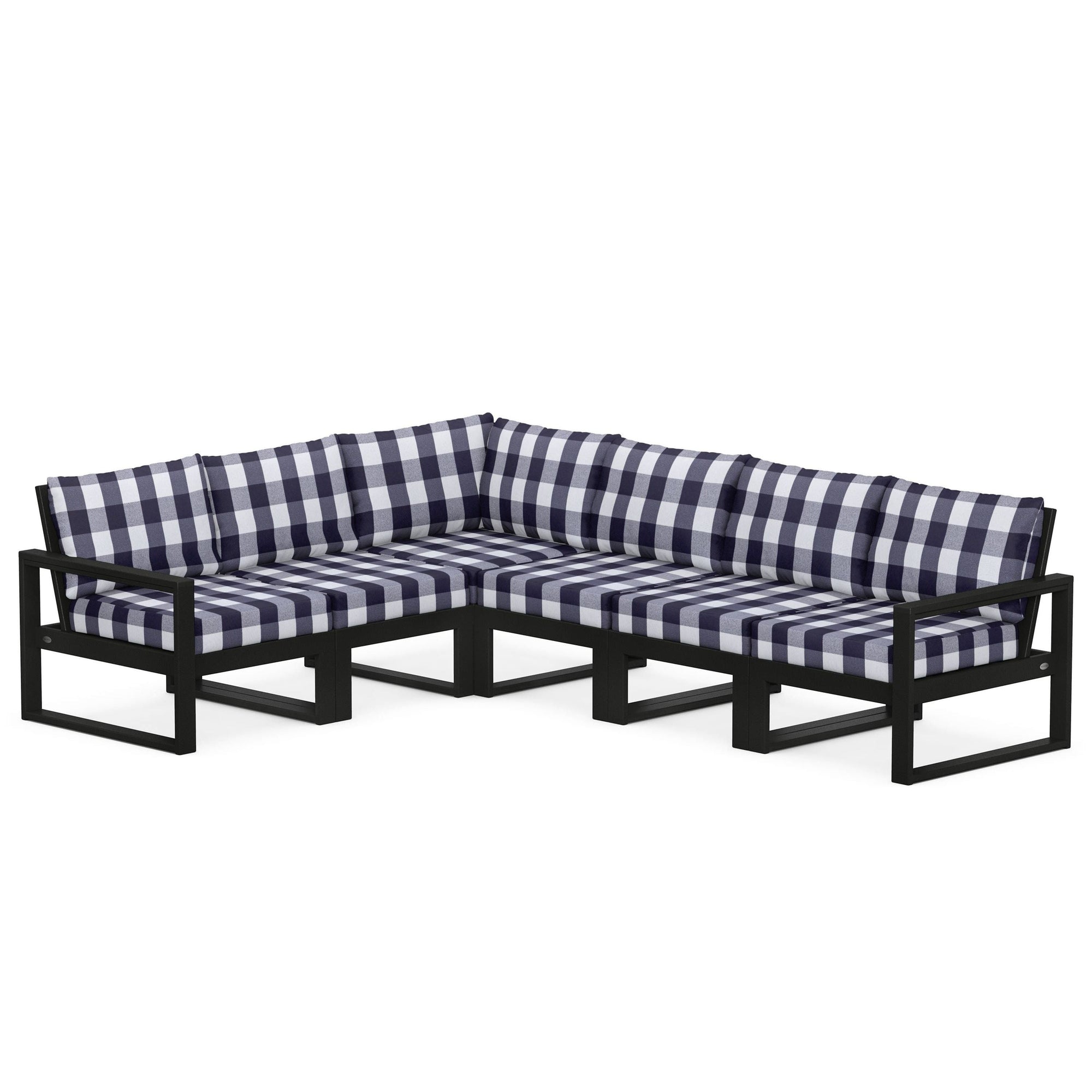 Polywood EDGE 6-Piece Modular Deep Seating Set