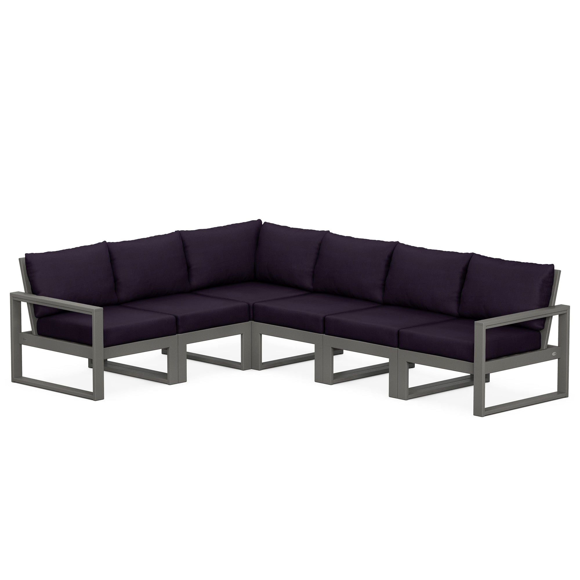 Polywood EDGE 6-Piece Modular Deep Seating Set