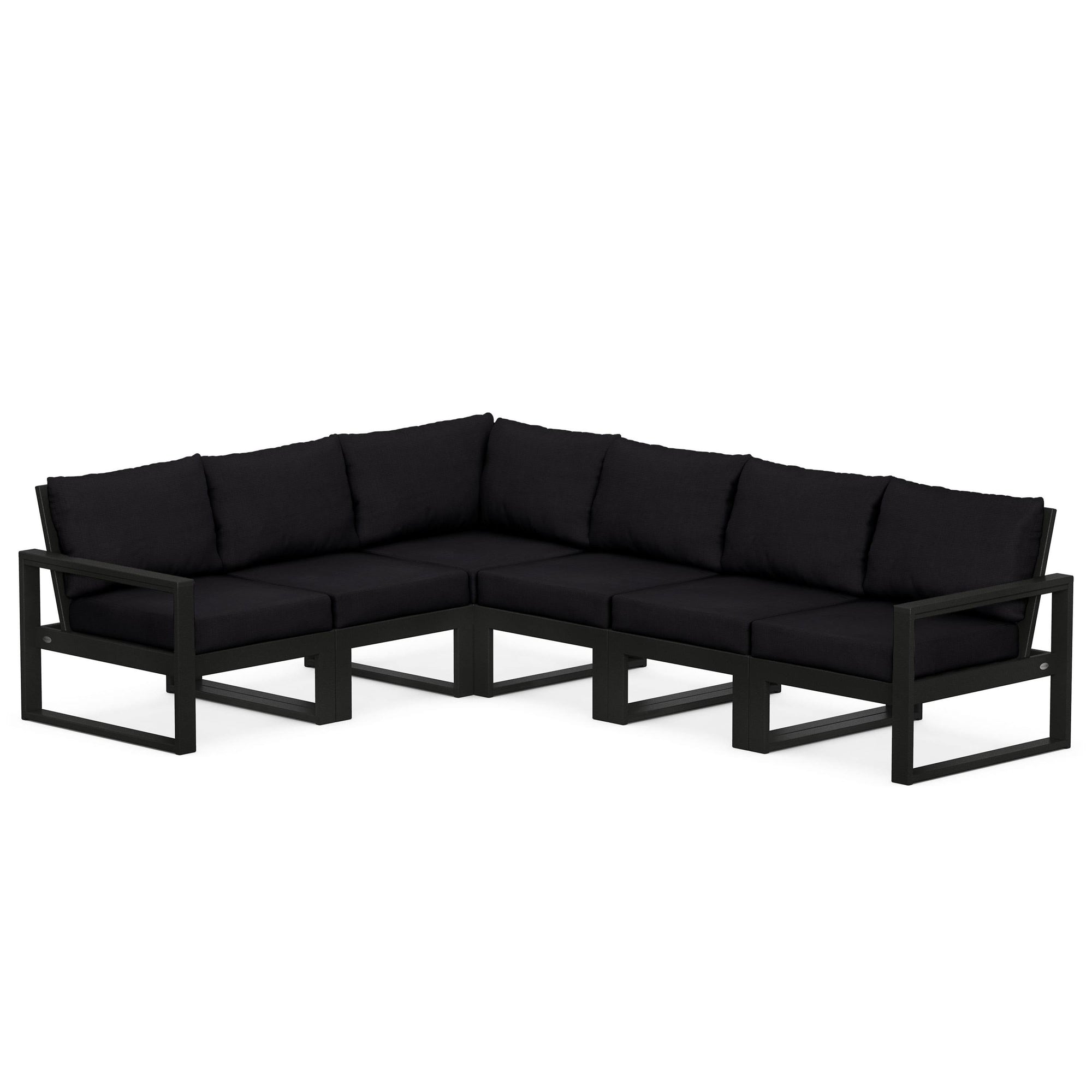Polywood EDGE 6-Piece Modular Deep Seating Set