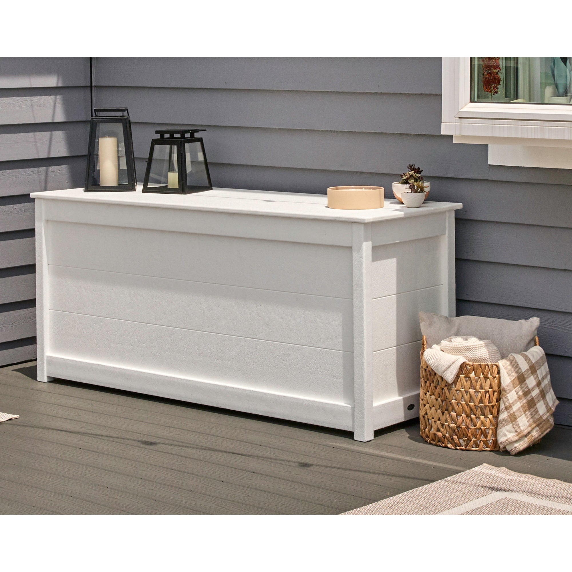 Polywood 68" Console Table with Storage