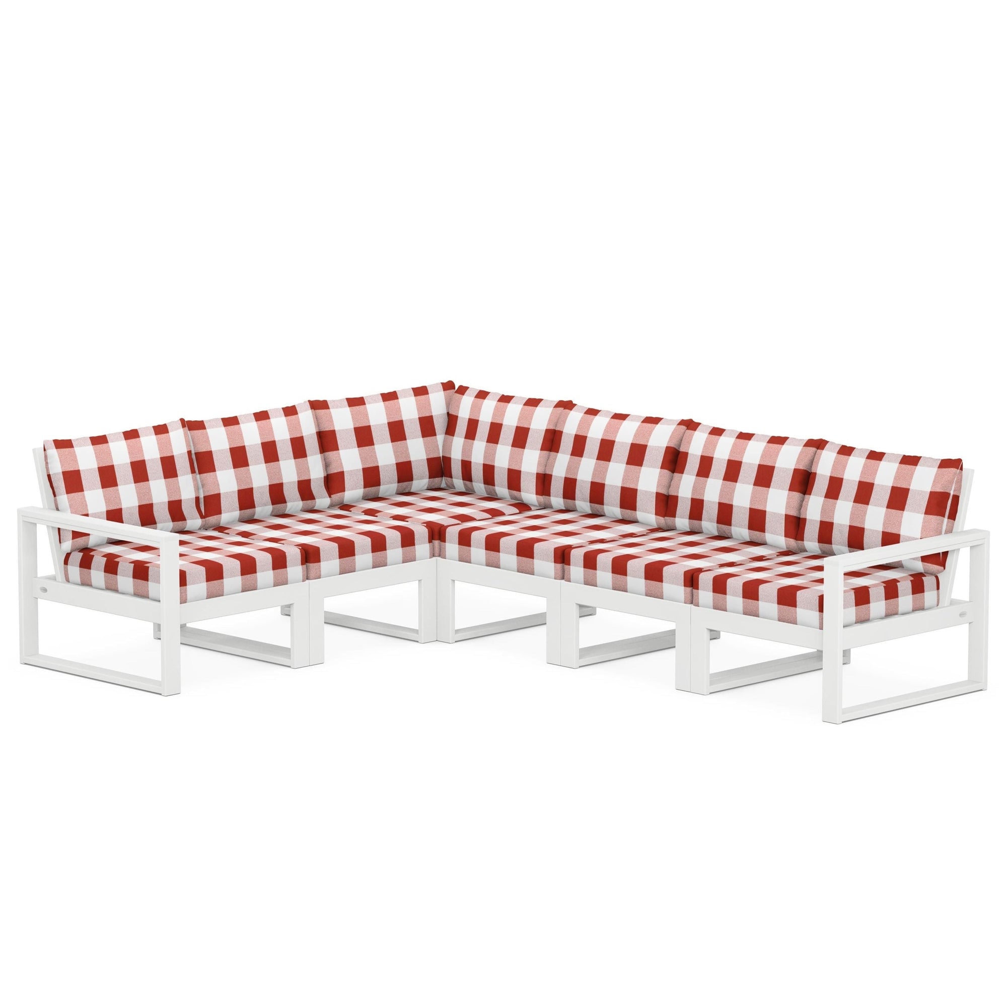 Polywood EDGE 6-Piece Modular Deep Seating Set
