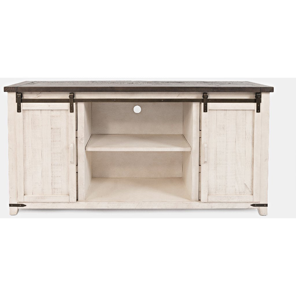 Loft 70" White Barn Door Server