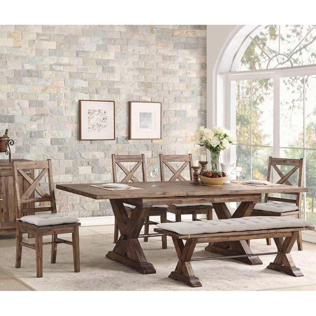 Rustic Extendable (75-94") Dining Table