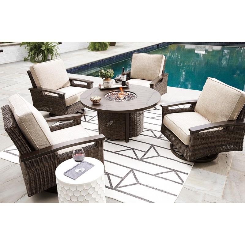 Sag Harbor / Sea Cliff 48" Outdoor Firepit Table