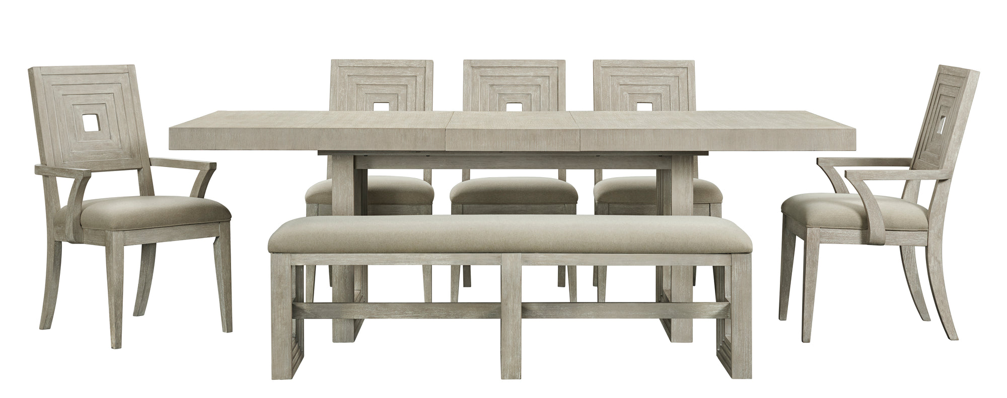 Stepstone Extendable (74-92") Rectangle Dining Table
