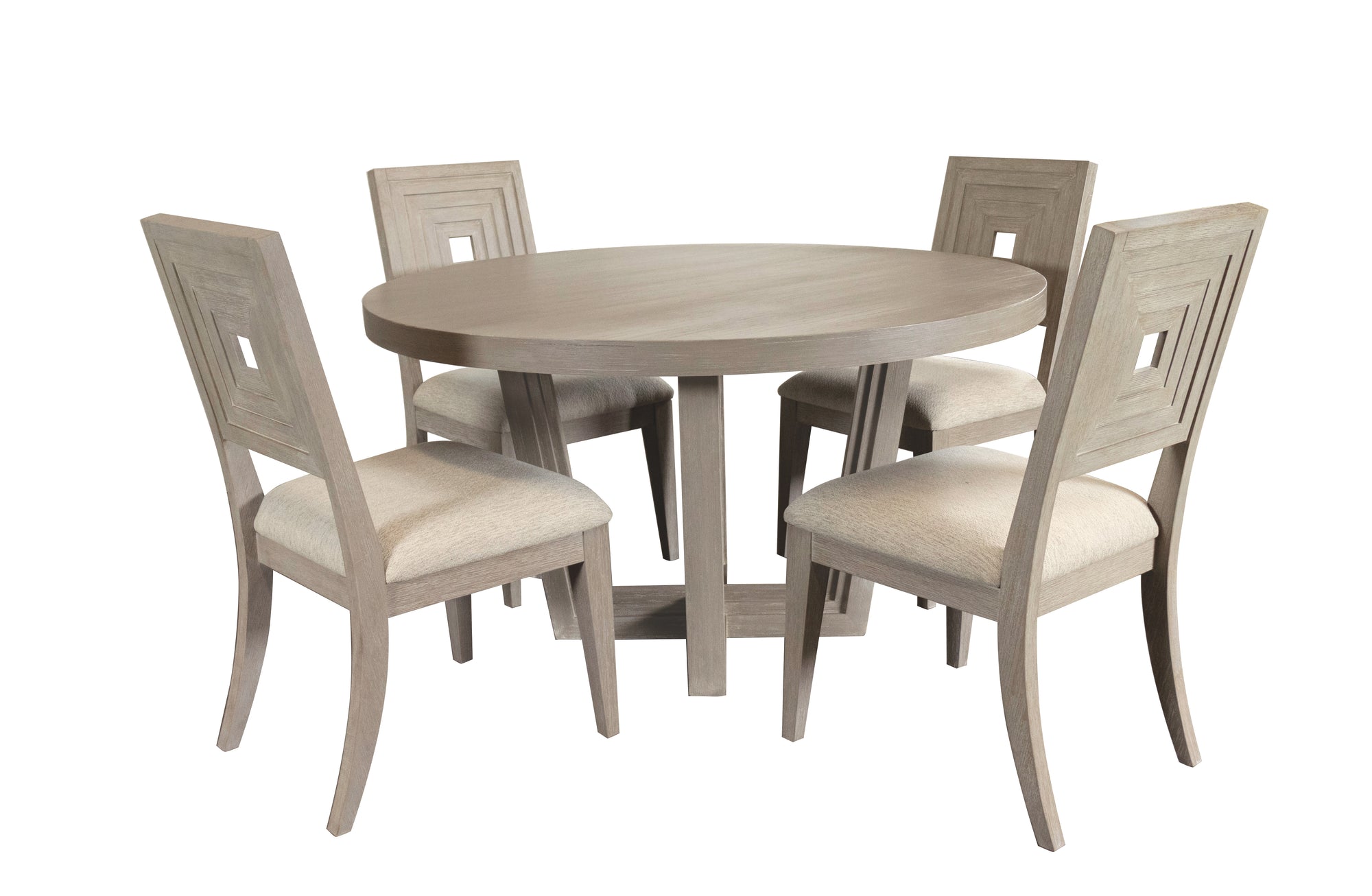 Stepstone Mist Round 54" Dining Table