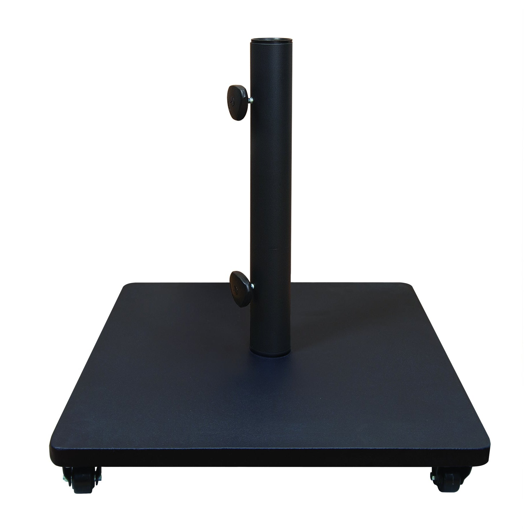 Outdoor Patio Umbrella Base with Casters 120 lb. Steel