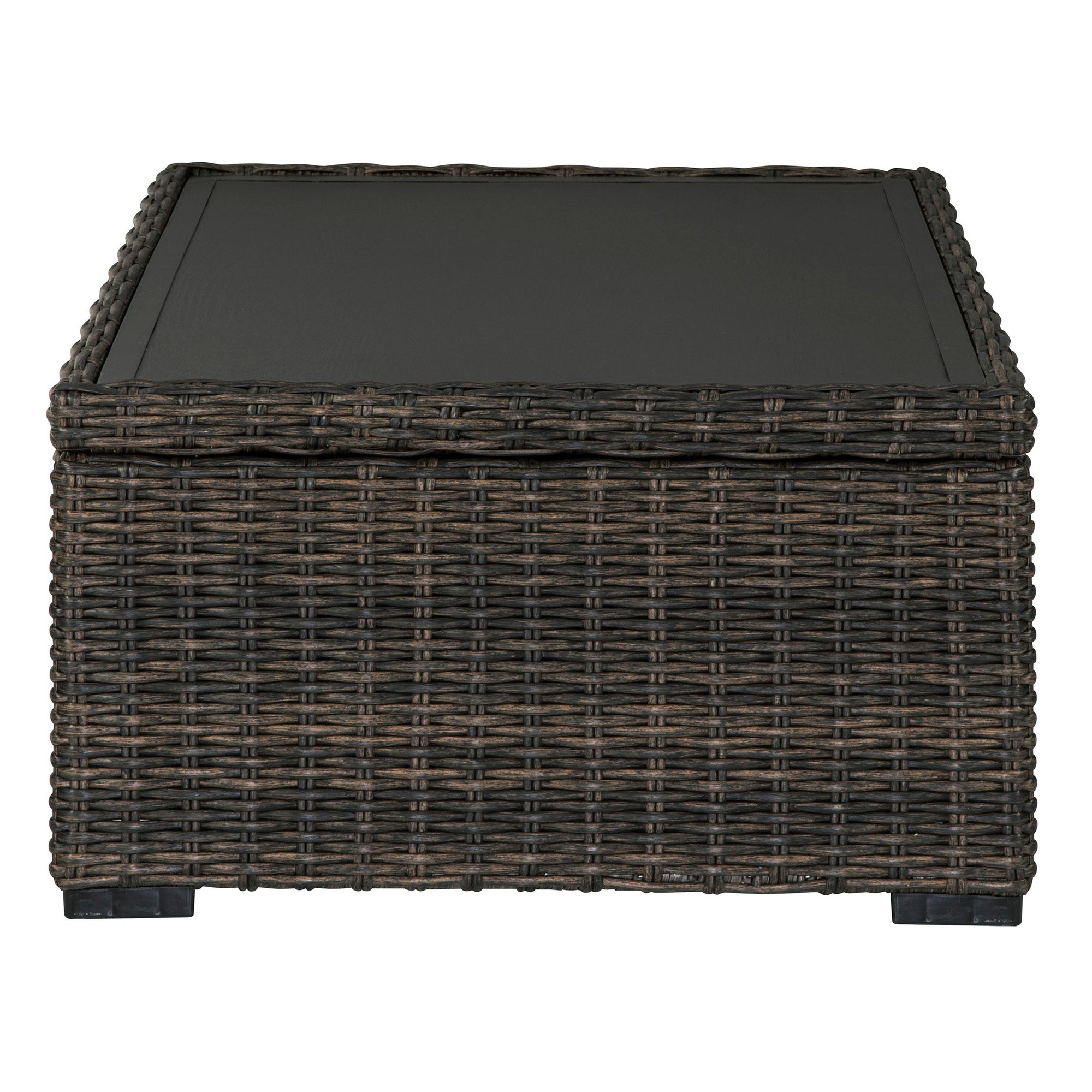 Outdoor 49" Woven Coffee Table in Sag Harbor / Sea Cliff
