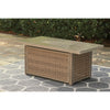 Fire Island Mist Outdoor 58&quot; Firepit Table