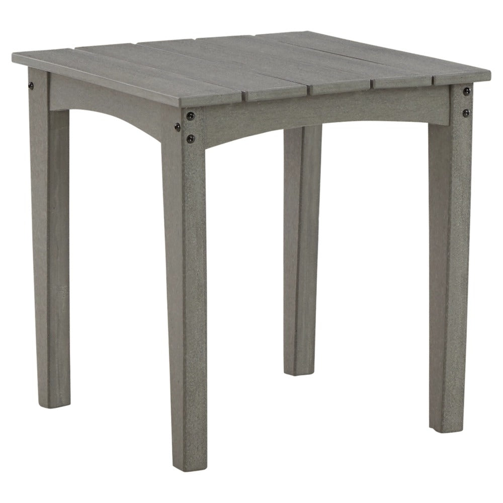 Poly Grey Outdoor 21" End Table