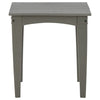 Poly Grey Outdoor 21&quot; End Table