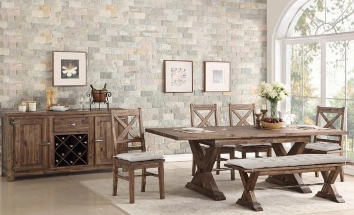 Rustic Extendable (75-94") Dining Table