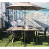 Caribe X-Base 86&quot; Outdoor 7pc Dining Set