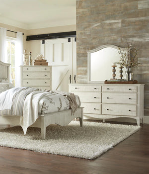 Cottage White 45" Mirror — view 3