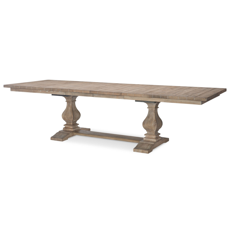 Amalfi 7-Pc Trestle Dining Set (Extends to 120")
