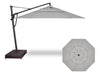 Treasure Garden 13-Foot Lux Lighting Octagonal Cantilever Outdoor Patio Umbrella with Fixed Base or Rolling  Base*