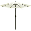 9-Foot Hexagonal Basic Push-Tilt Outdoor Patio Umbrella