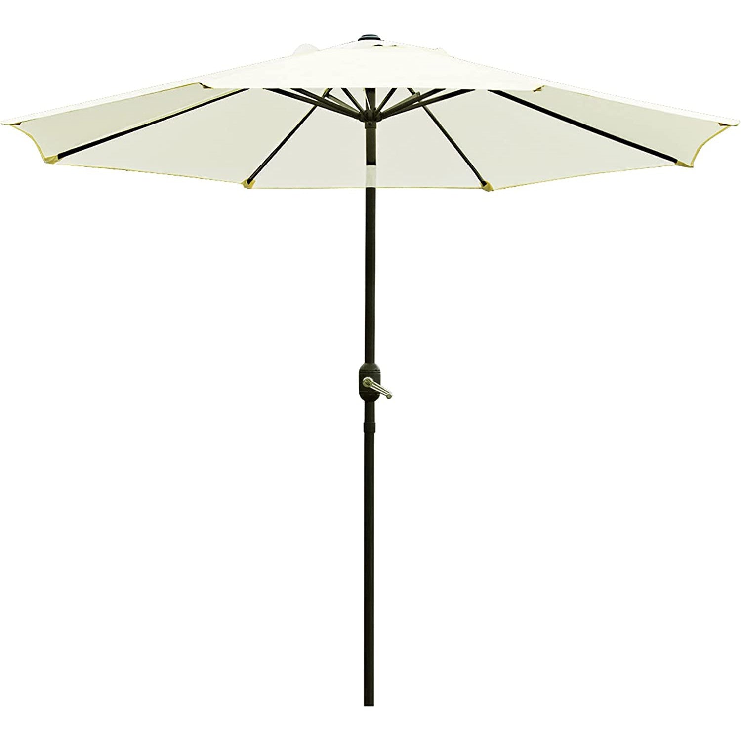 9-Foot Outdoor Patio Umbrella -Hexagonal Basic Push-Tilt