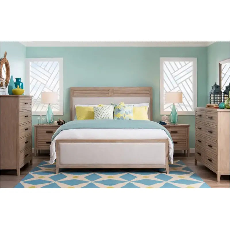 Coastal Sand 3-Pc King Bedroom Set (King Bed + Chest or Dresser + Nigh