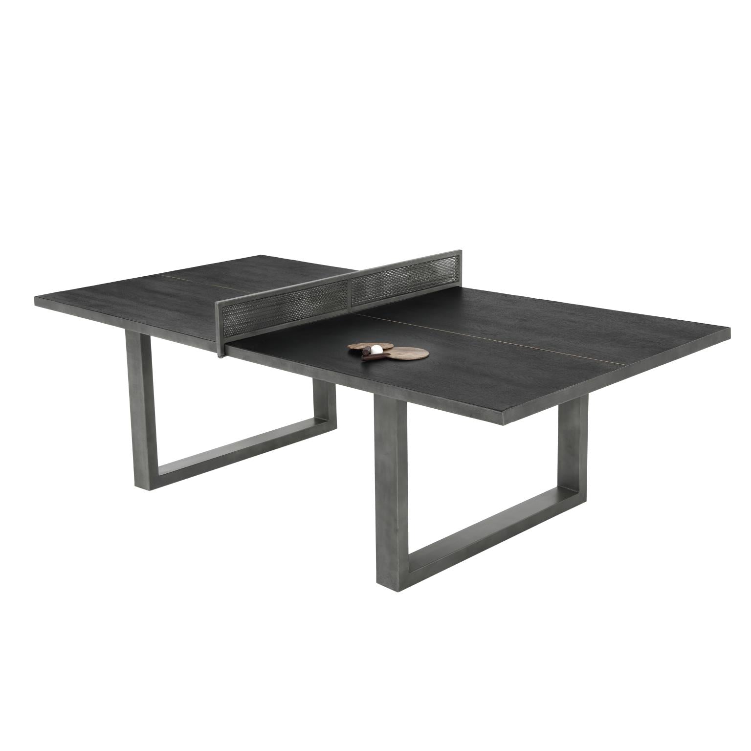 Handcrafted Iron Ping Pong Table 96&quot;