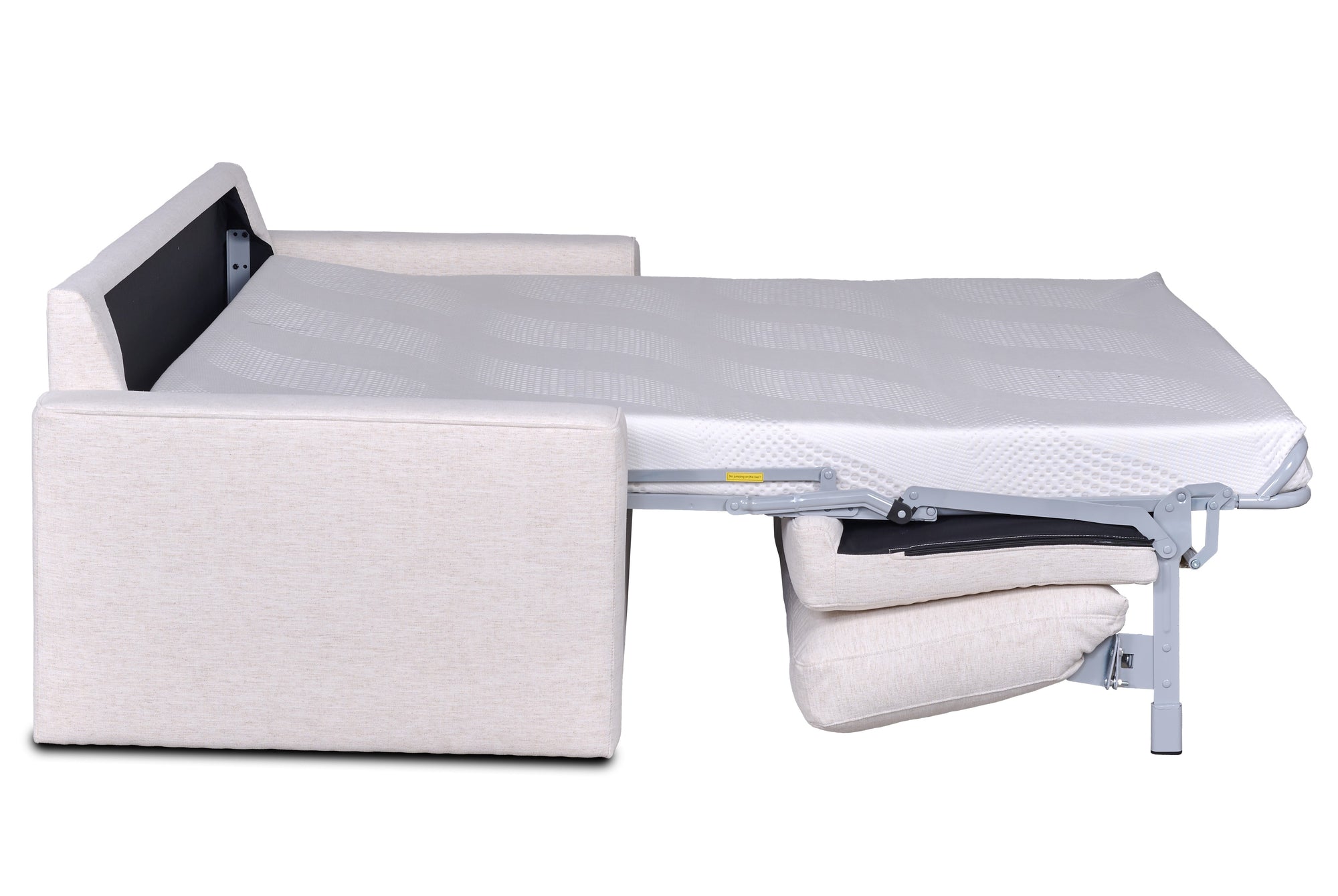 Sleeper Sofa 79&quot; Queen Easy Open Pop-Up With Cool Memory Foam Mattress in Performance Fabric Nomad Snow