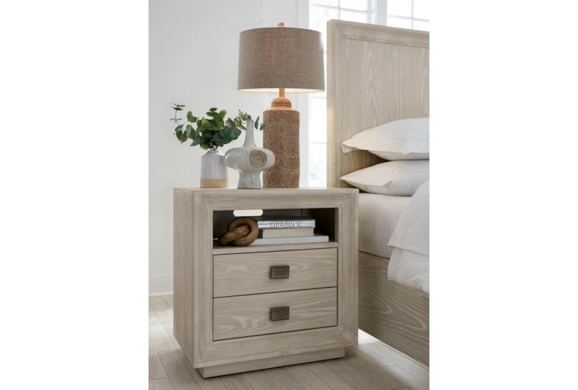 Maxime Sugar 3-Pc Bedroom Set (Queen Bed, Dresser, Nightstand)