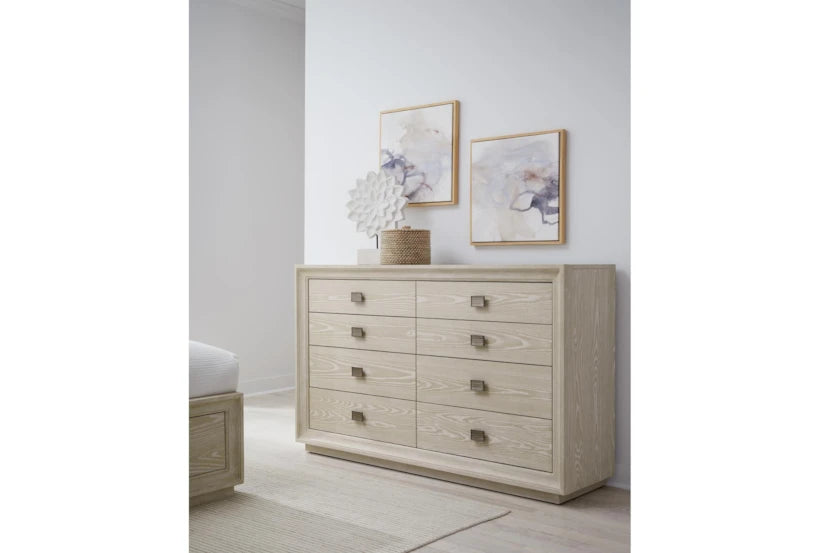 Maxime Sugar 3-Pc Bedroom Set (Queen Bed, Dresser, Nightstand)