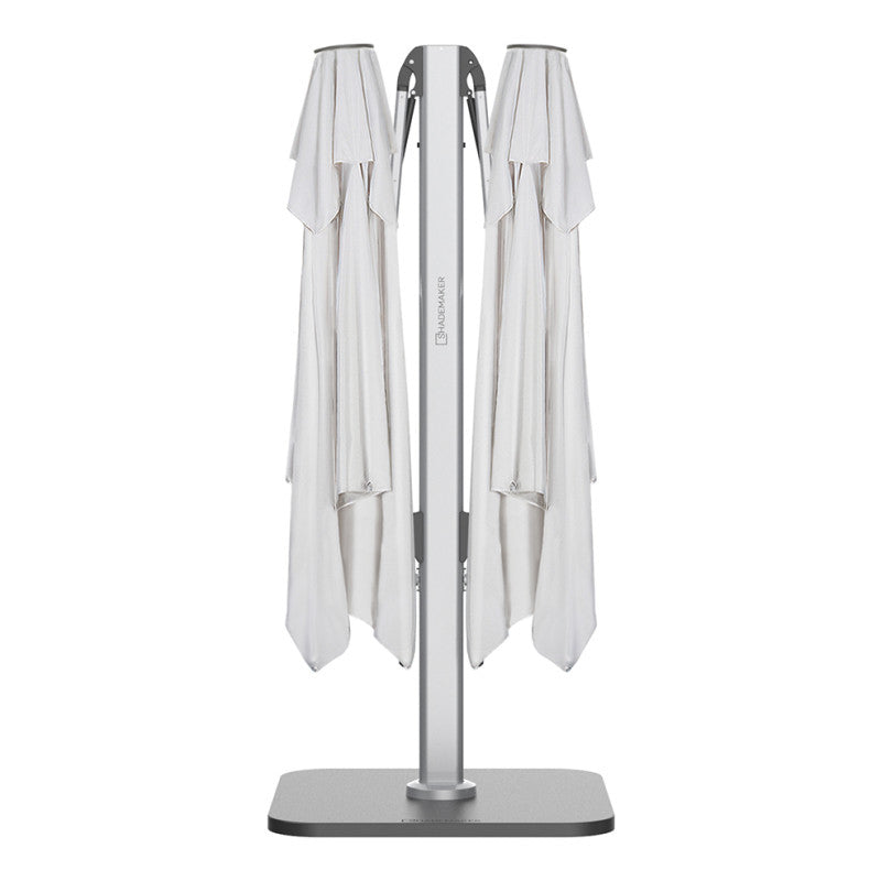 Gemini 10&#39; Square Double-sided Aluminum Commercial Cantilever Patio Umbrella with SUNBRELLA Grade A High Performance Fabric