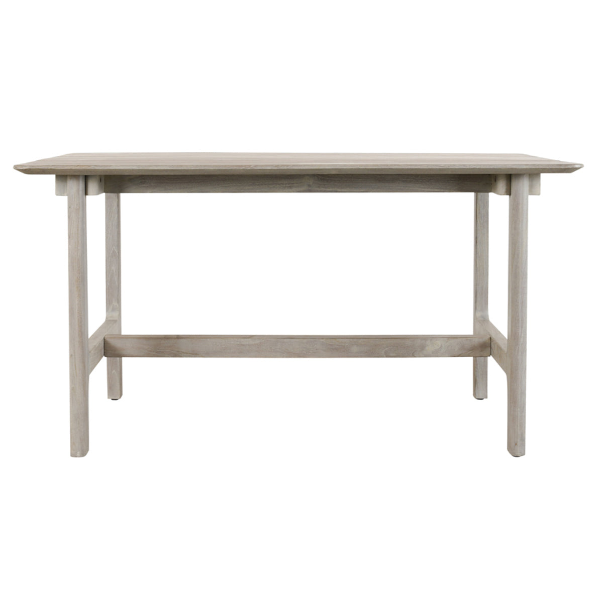 Gray Teak Outdoor Counter Table 67&quot;
