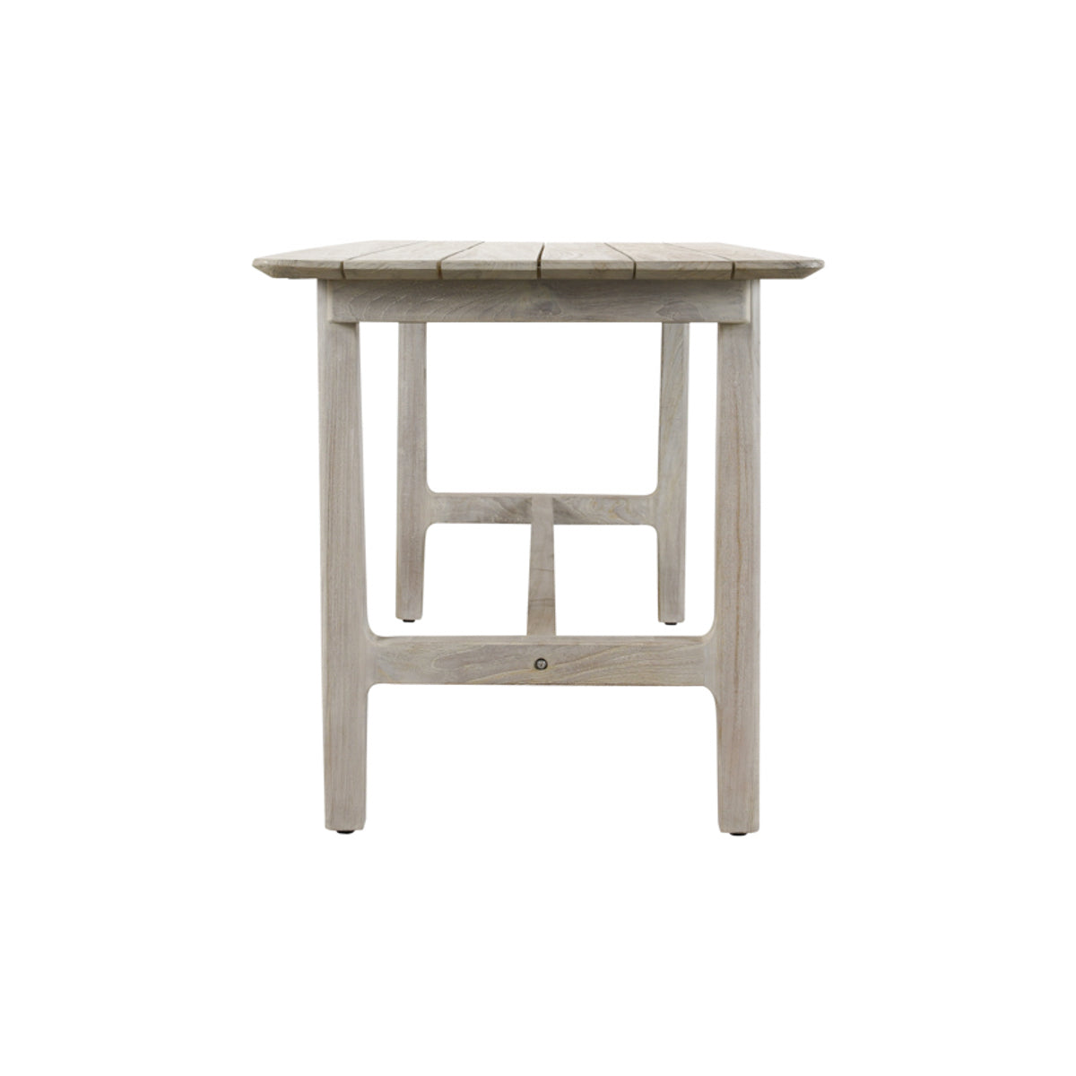 Gray Teak Outdoor Counter Table 67&quot;