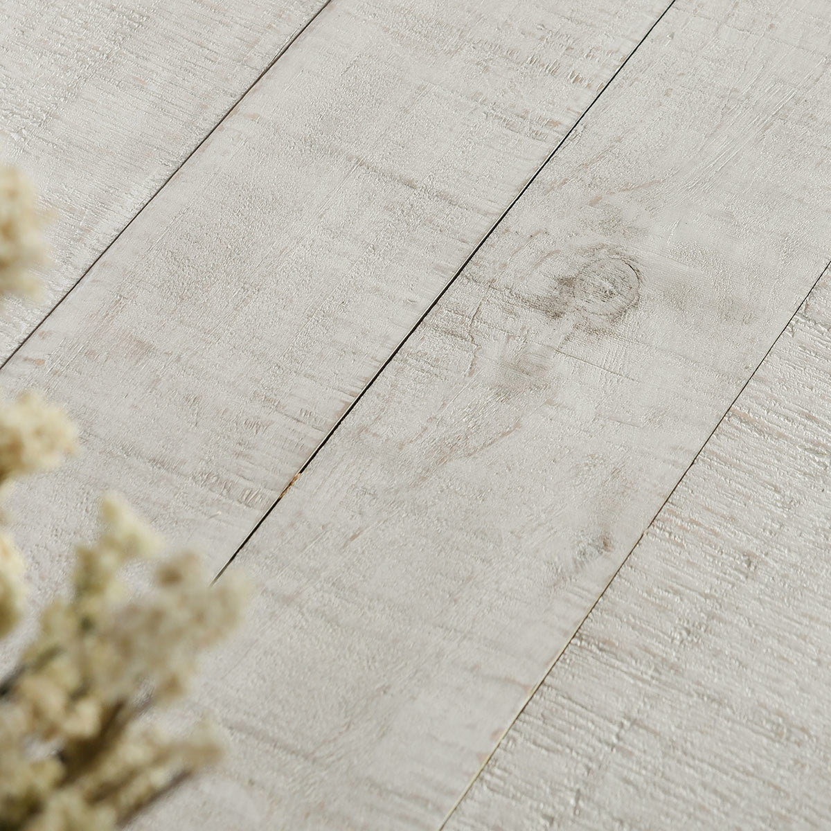 Larson Reclaimed Pine 2-Door Cabinet Distressed Ivory