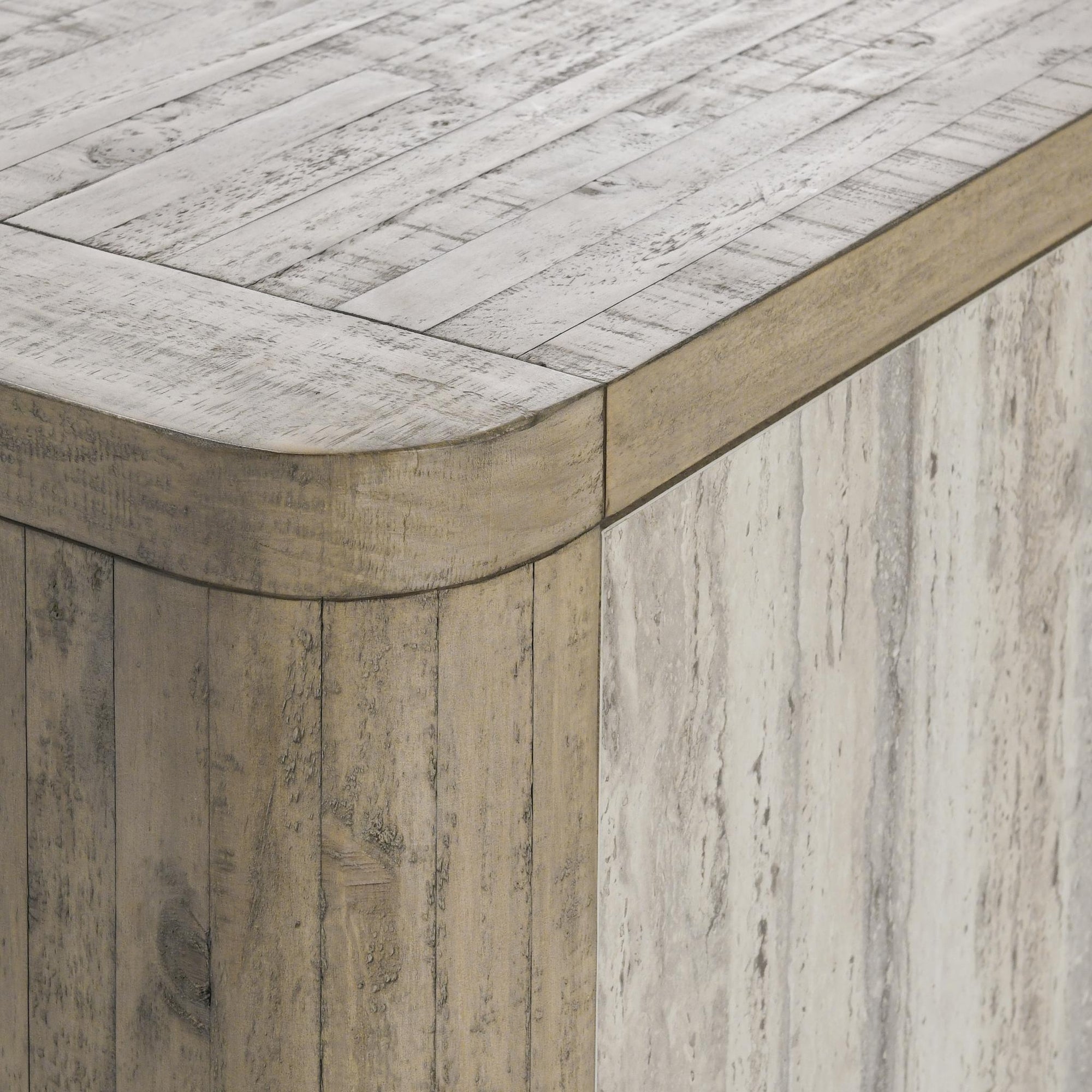 Alpine Reclaimed Pine 2-Door Cabinet Natural