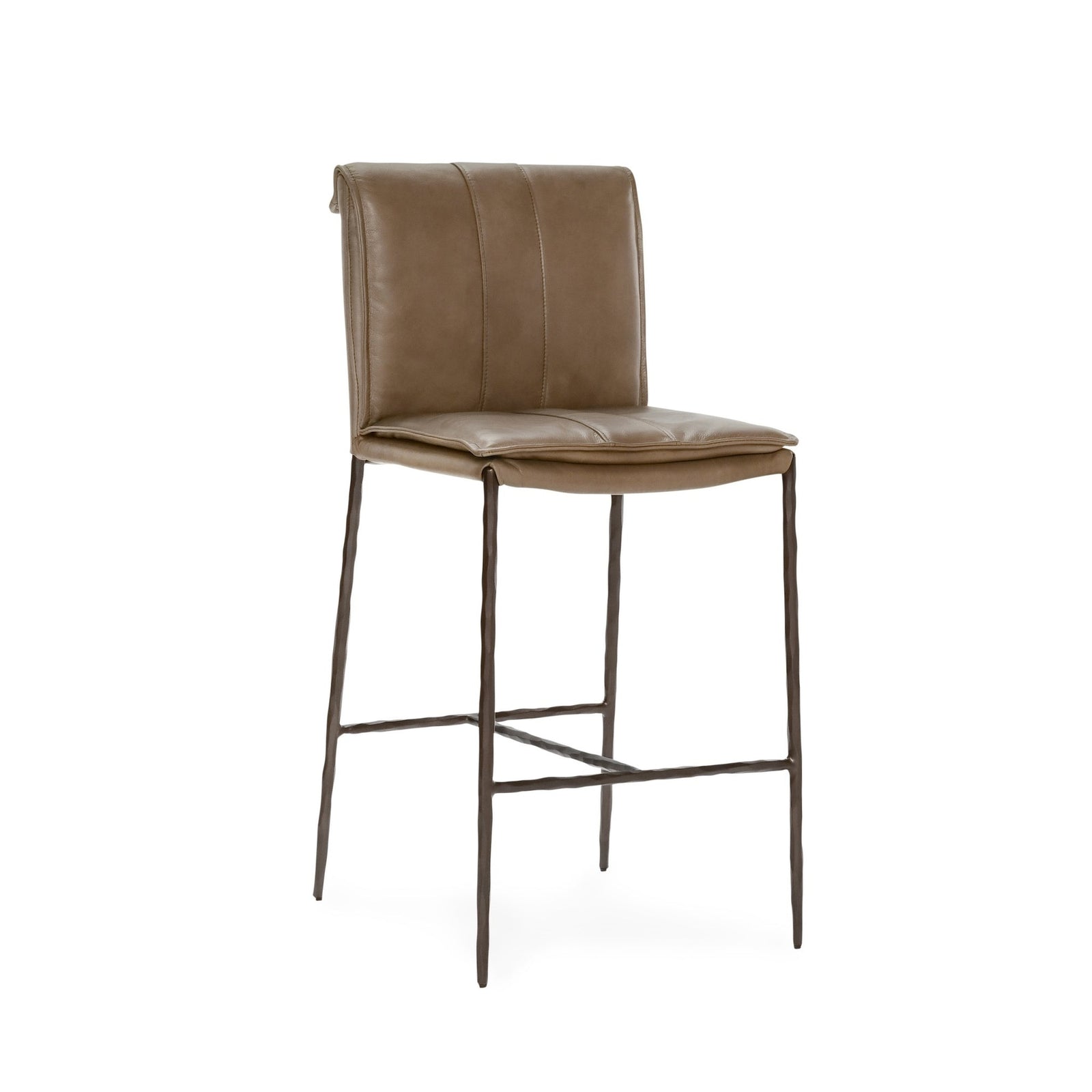 Mayer Adobetan 26" Leather Counter Stool