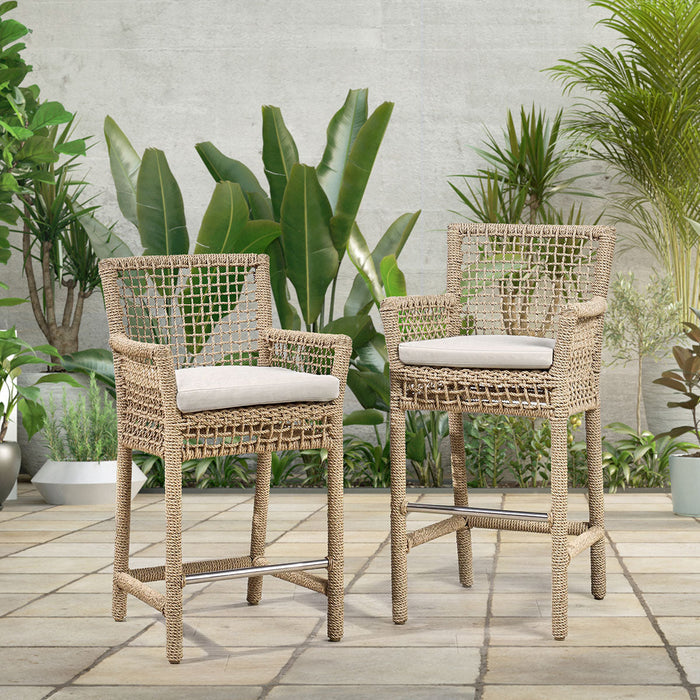 Woven Outdoor Counter Stool