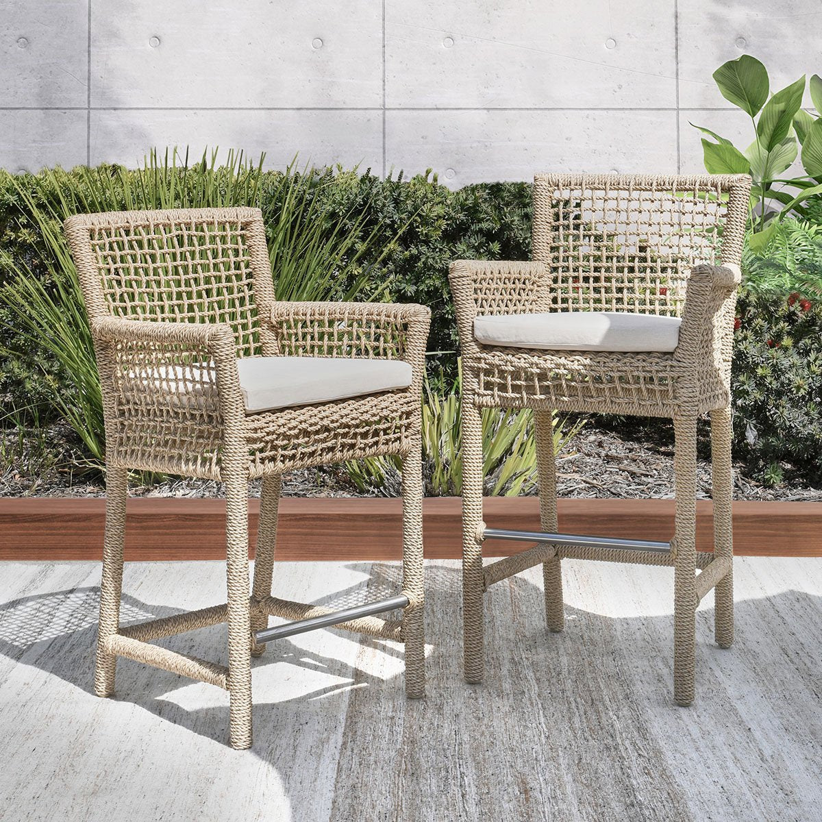 Woven Outdoor Barstool