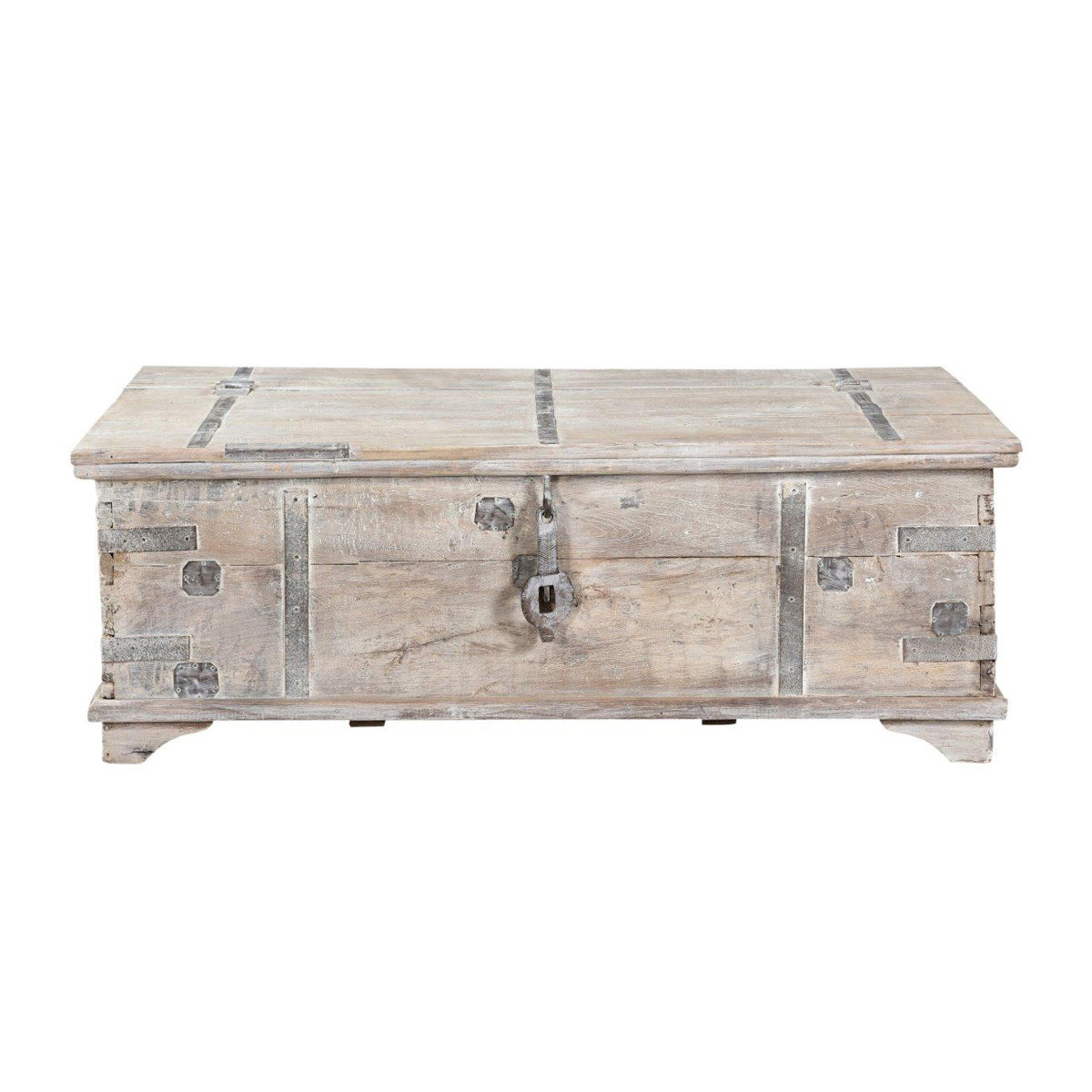 Alta Trunk Coffee Table Antique White