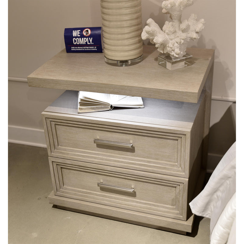 Stepstone Mist  2 Drawer Nightstand