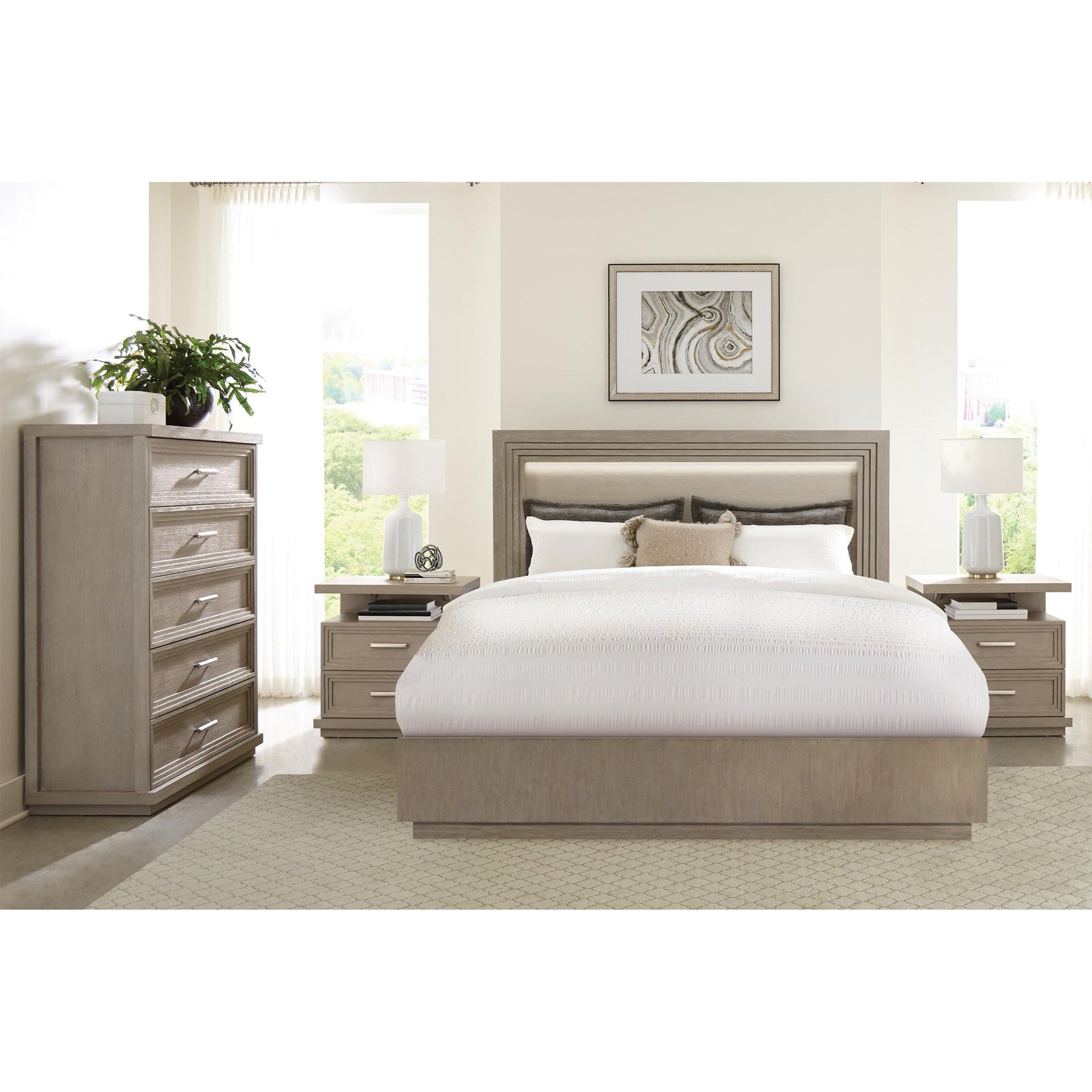 Stepstone Mist  Queen Bed