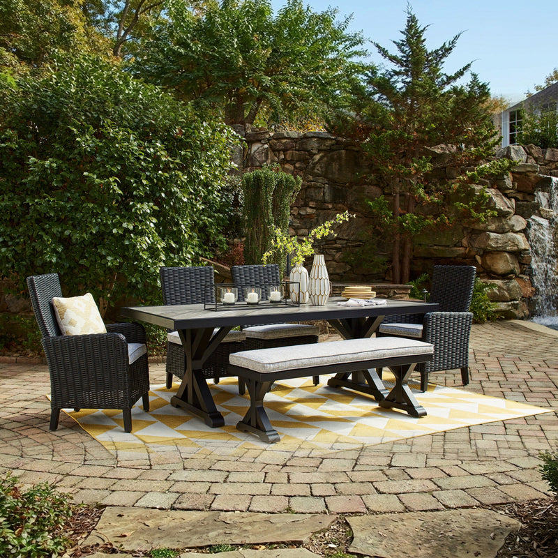 Fire Island Black Outdoor Dining Sets