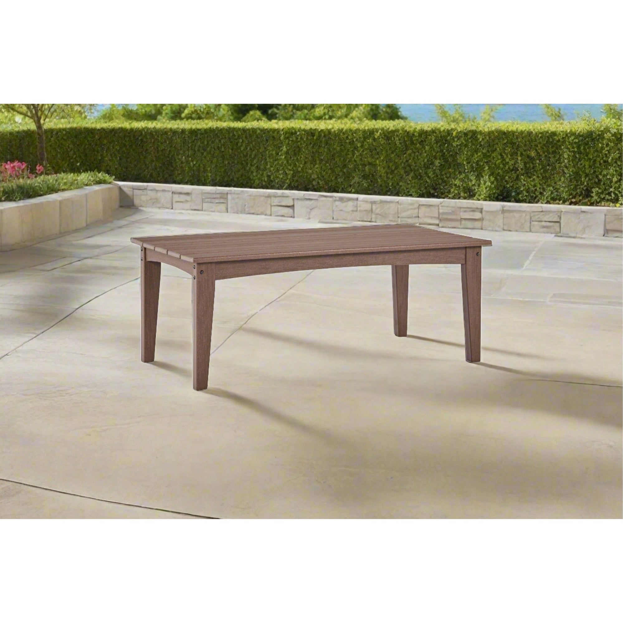 Poly Redwood Outdoor Coffee Table