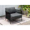 Black Rope Outdoor Seating Components - New for 2024