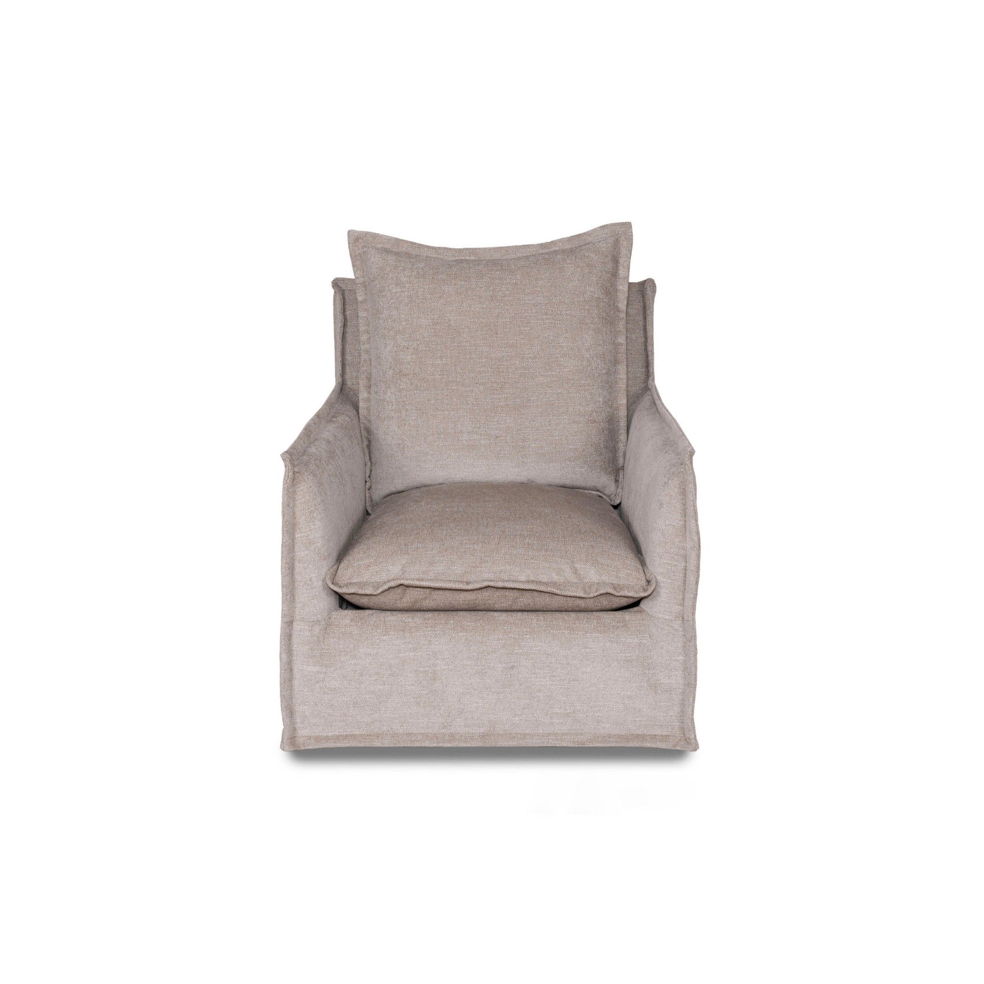 Nomad Snow Swivel Glider in Performance Fabric