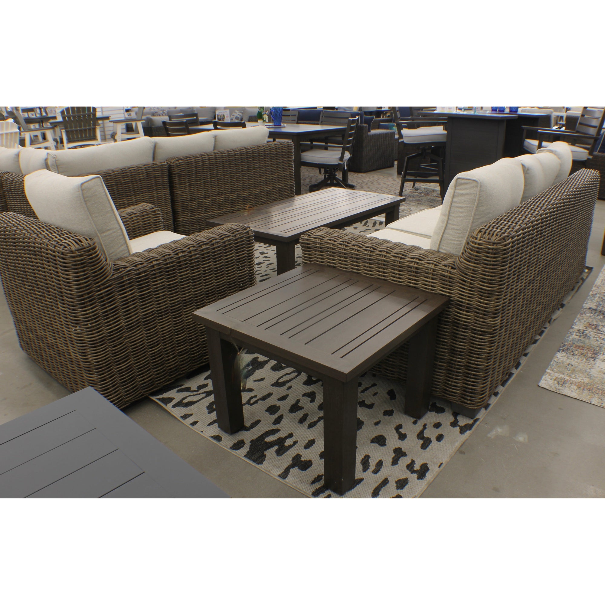 Carmel Brown Outdoor 26&quot; Square End Table