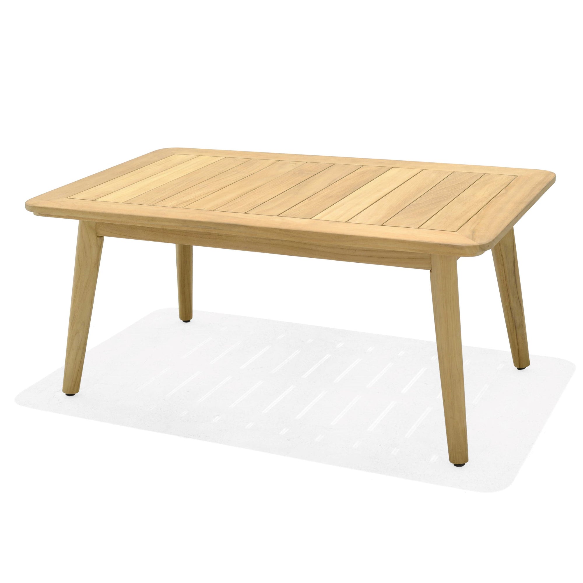 Biscayne Teak Reclining 3pc Outdoor Patio Seating Set with Sunbrella High-Performance Cushions