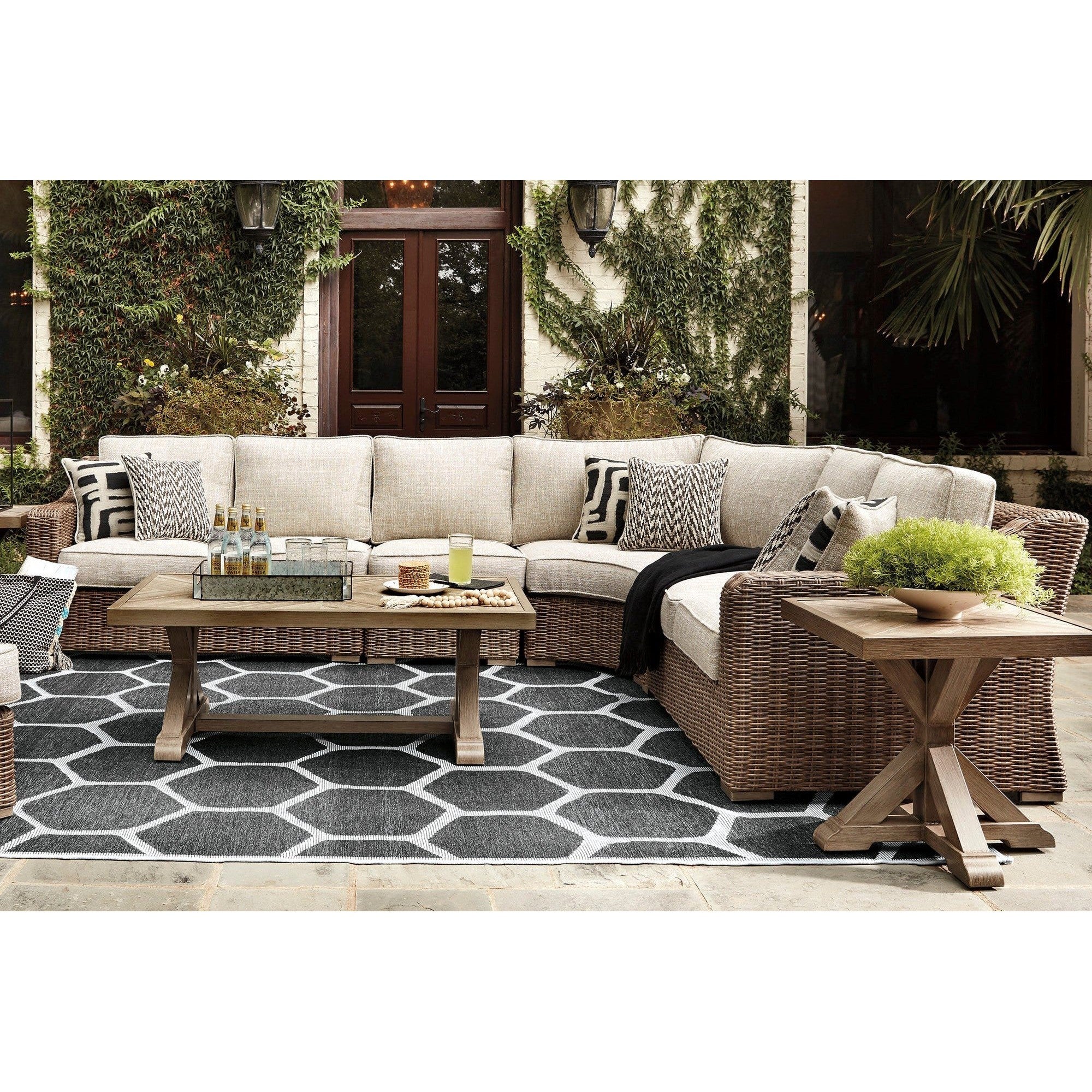 Fire Island Mist Outdoor Sectional Sets