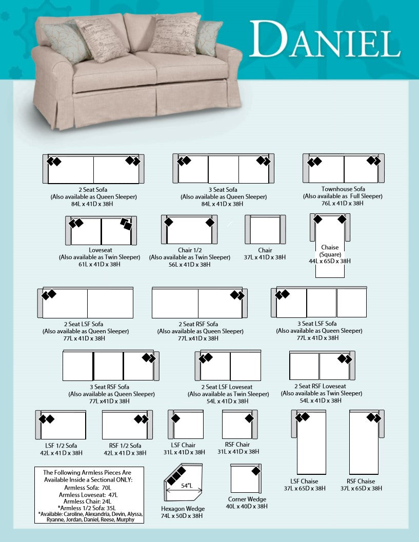 Four Seasons Customizable Daniel Sectional