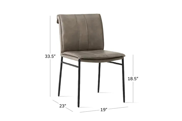 Mayer Leather Dining Chair- 3 Color choices