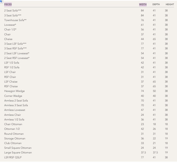 Four Seasons Customizable Daniel Sectional