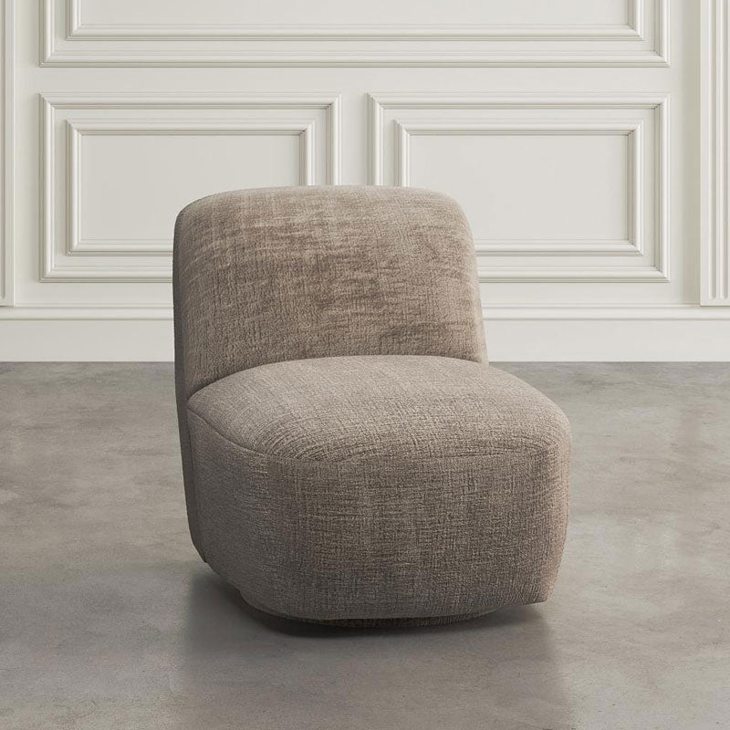 Josie Swivel Accent Chair in Mink or Snow
